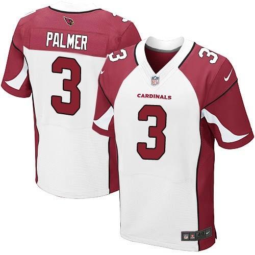 Nike Cardinals #3 Carson Palmer White Men's Stitched NFL Vapor Untouchable Elite Jersey - Click Image to Close